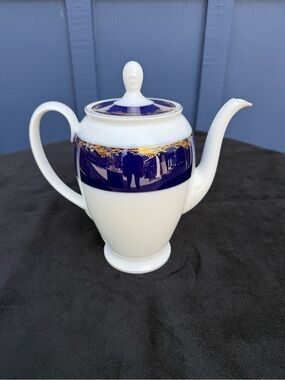 Rosenthal Frederick the Great Coffee Pot Cobalt Blue & Gold Aida Germany